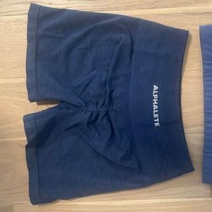 Small Alphalete Blue Workout Shorts